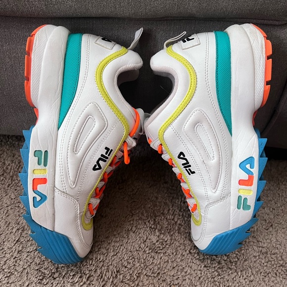 Fila Disruptor II Neon Sneakers - Picture 4 of 12